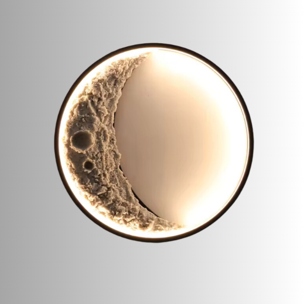 LED Realistic Moon Wall Lamp