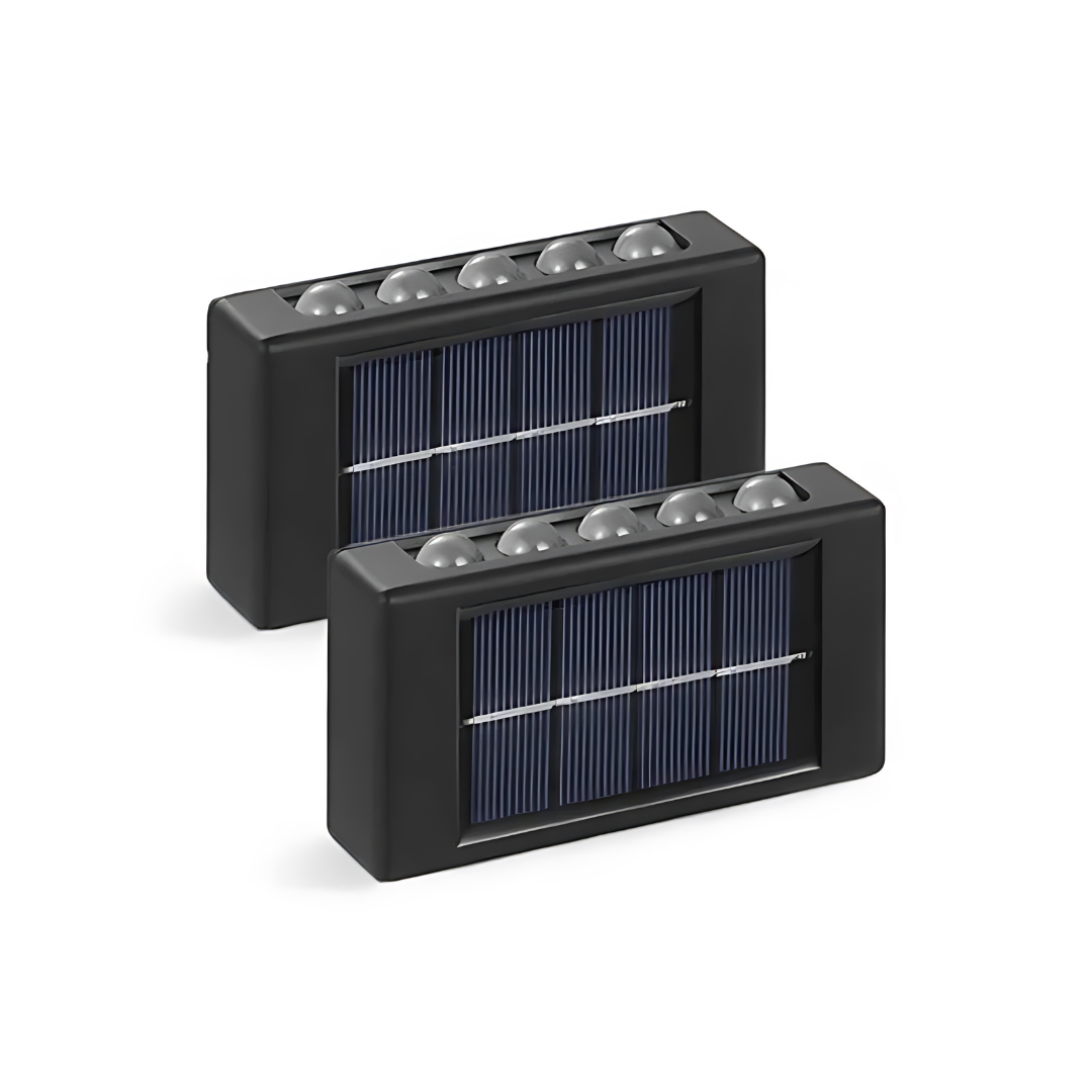 Solar LED Wall Lamp for Exterior Spaces – Easy Installation