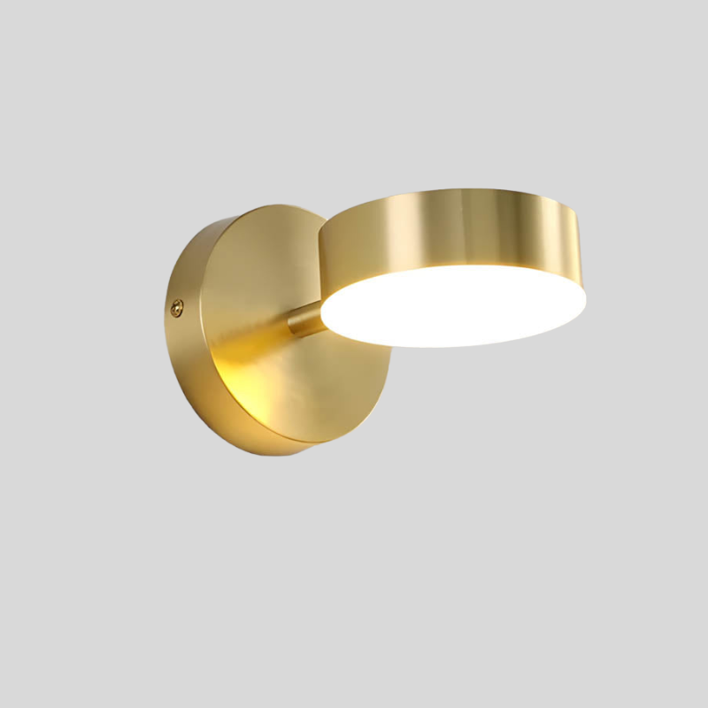 Scandinavian Copper LED Wall Sconce