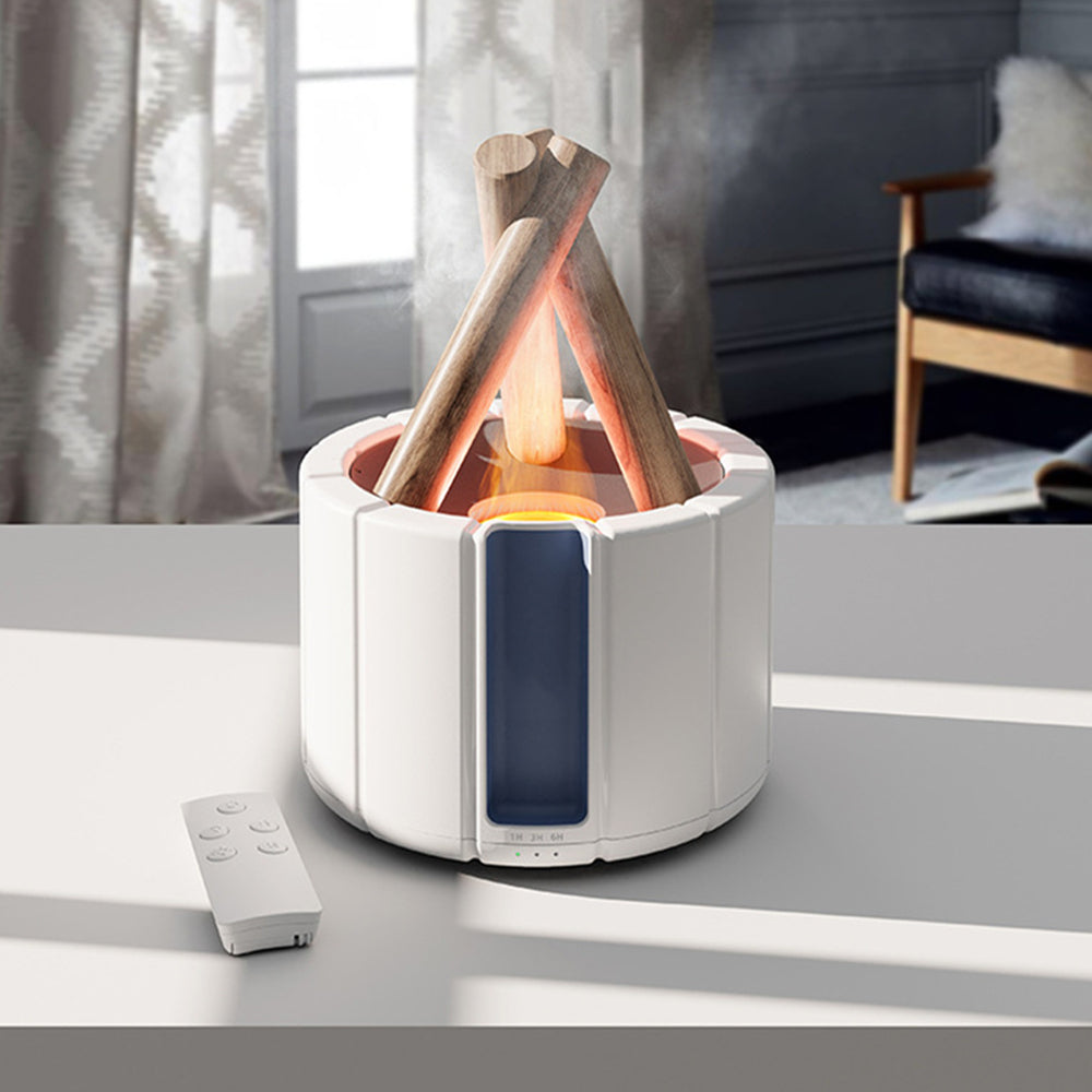 Ambient Flame Humidifier Table Lamp