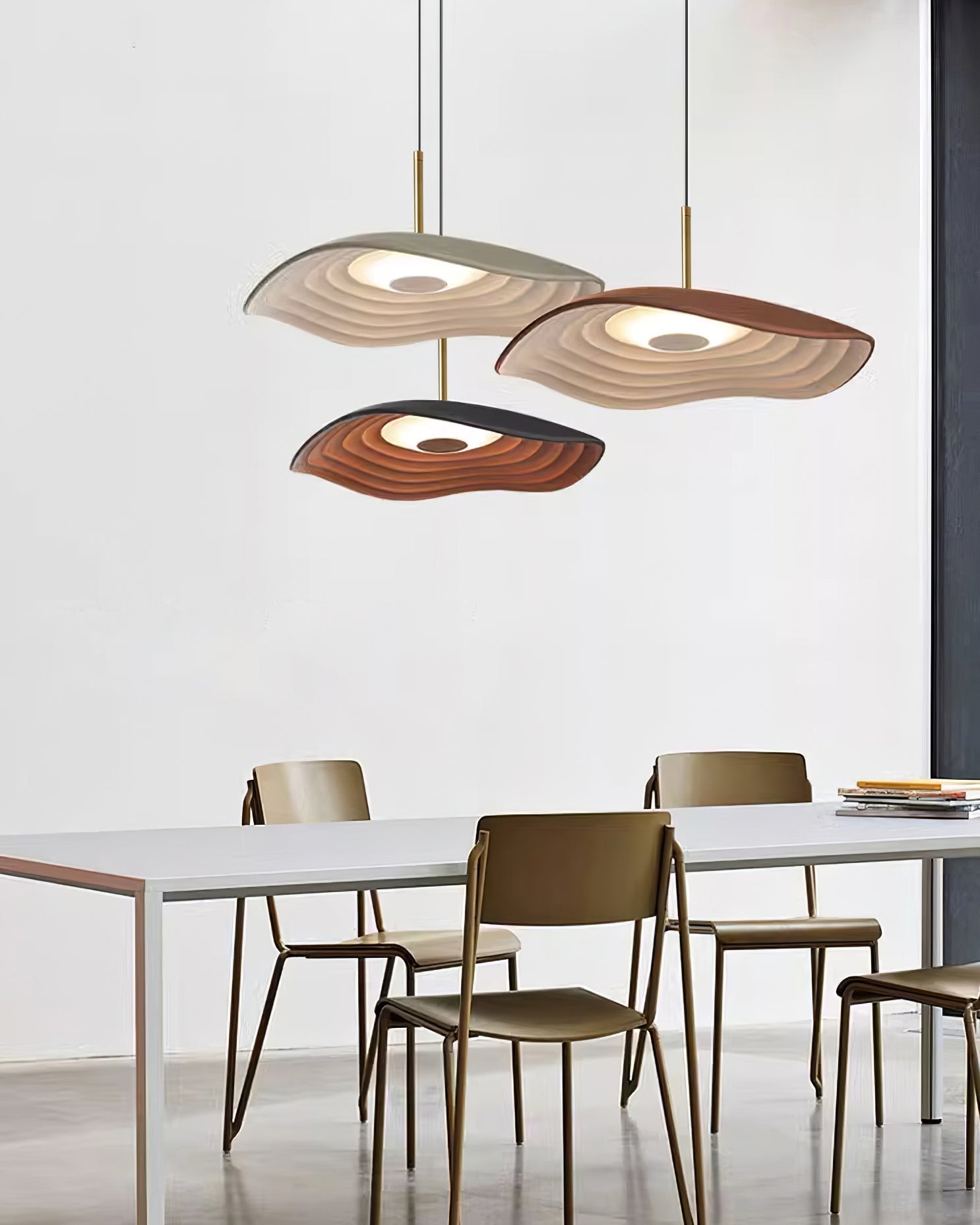 Sleek Resin Ceiling Pendant – Sloped Ceiling Light Fixture