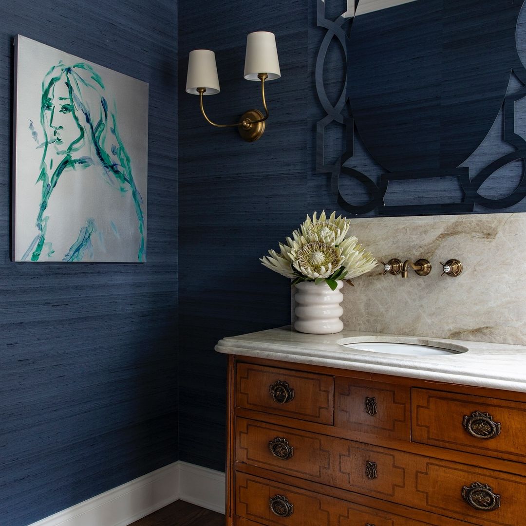 Brass Wall Sconce with Fabric Lampshade – Dual Head Lighting