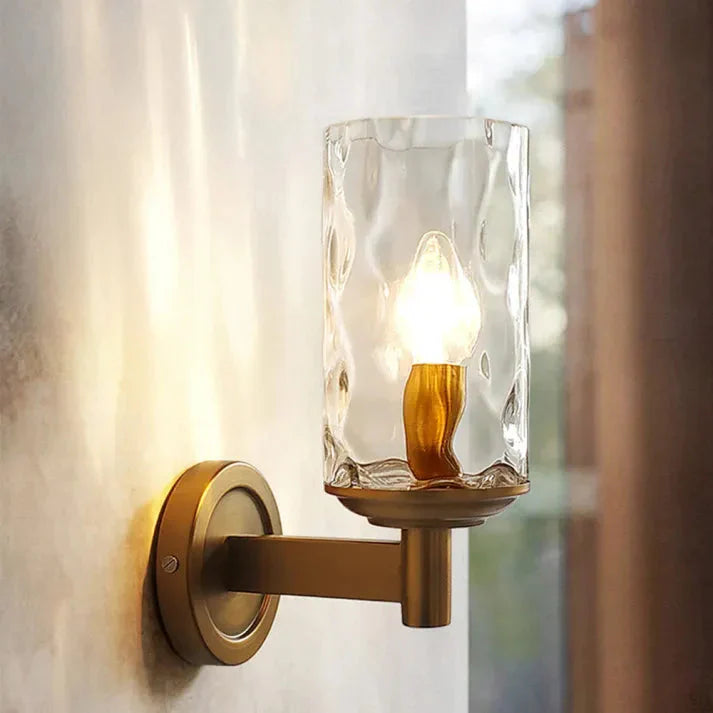 Timeless Glass Wall Light | Retro Style