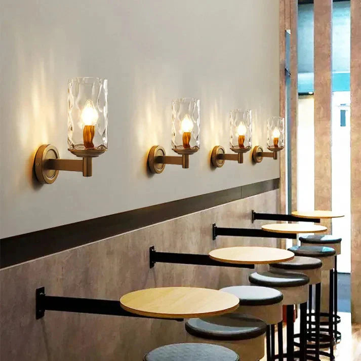 Timeless Glass Wall Light | Retro Style