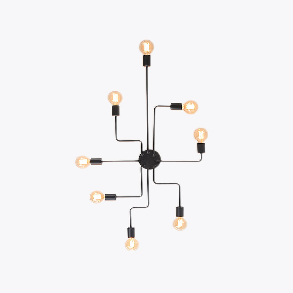 Multi-Bulb LED Flush Mount Ceiling Light – Sleek Indoor Fixture