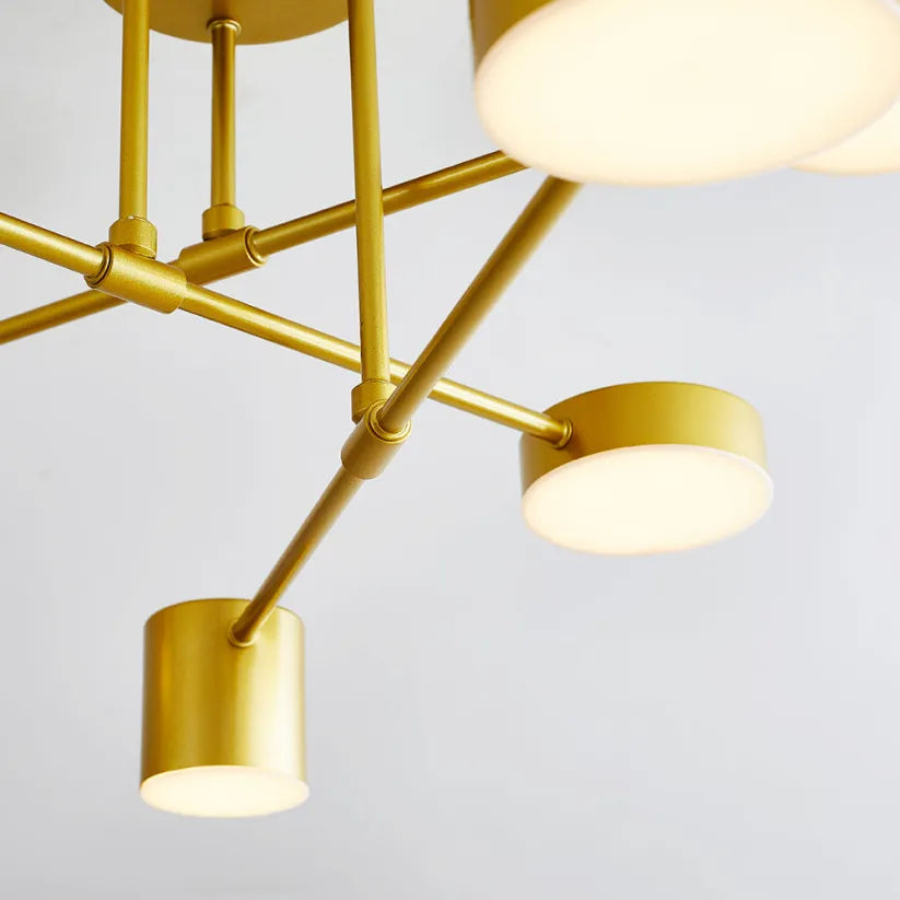 Six-Spot LED Ceiling Light – Modern & Adjustable