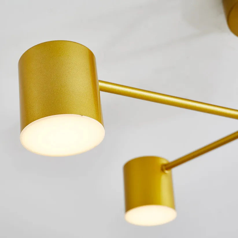 Six-Spot LED Ceiling Light – Modern & Adjustable