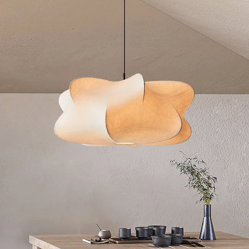 Silk Wabi Sabi Pendant Light | Japanese Inspired