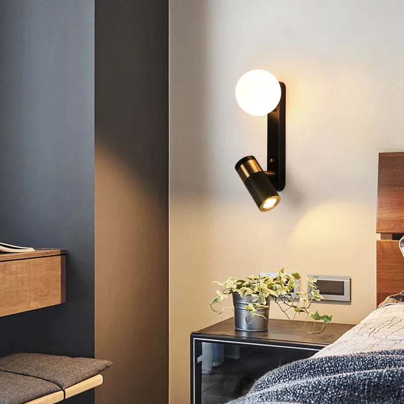 Bedroom Spotlight Wall Lamp | Minimalist Decor Lighting