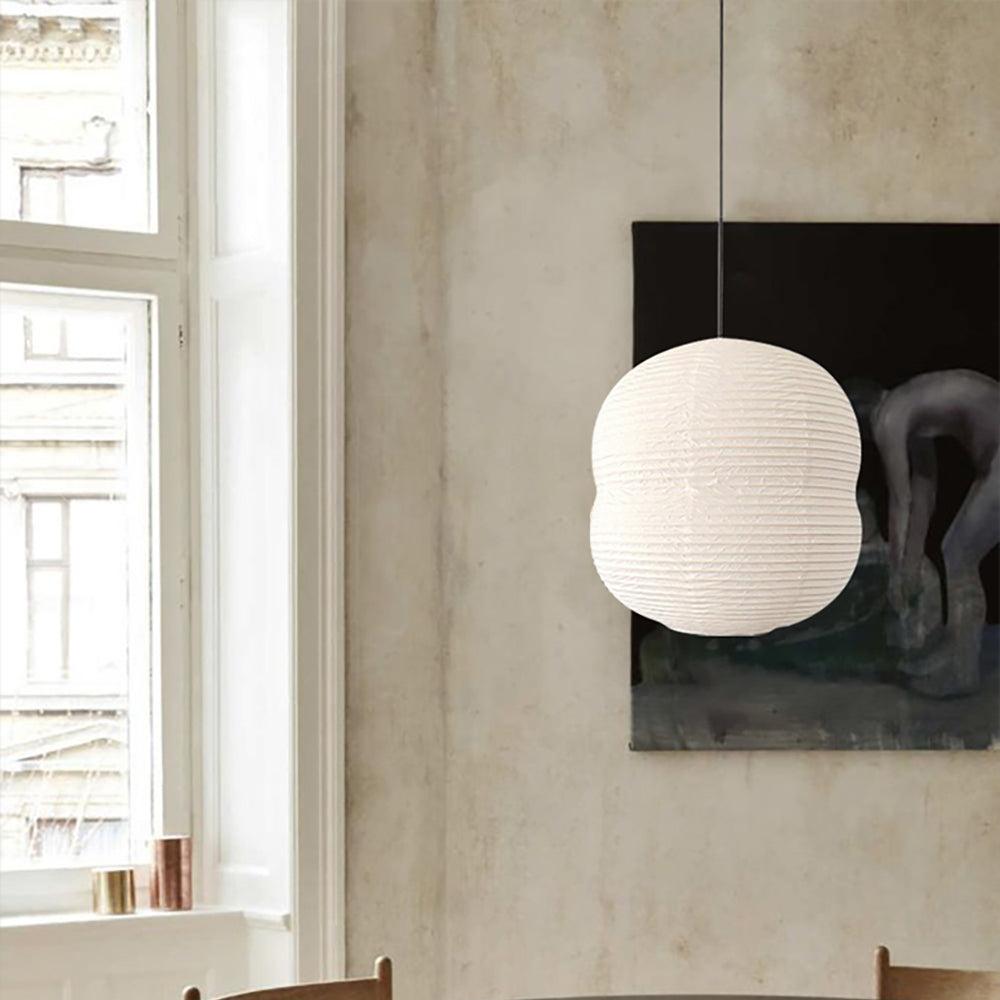 Washi Paper Hanging Lamp | Japanese-Style Mini Pendant