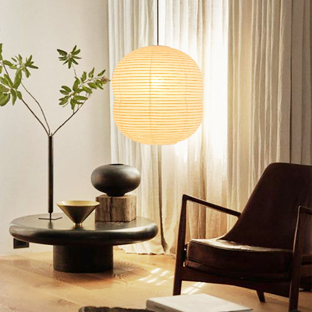 Washi Paper Hanging Lamp | Japanese-Style Mini Pendant