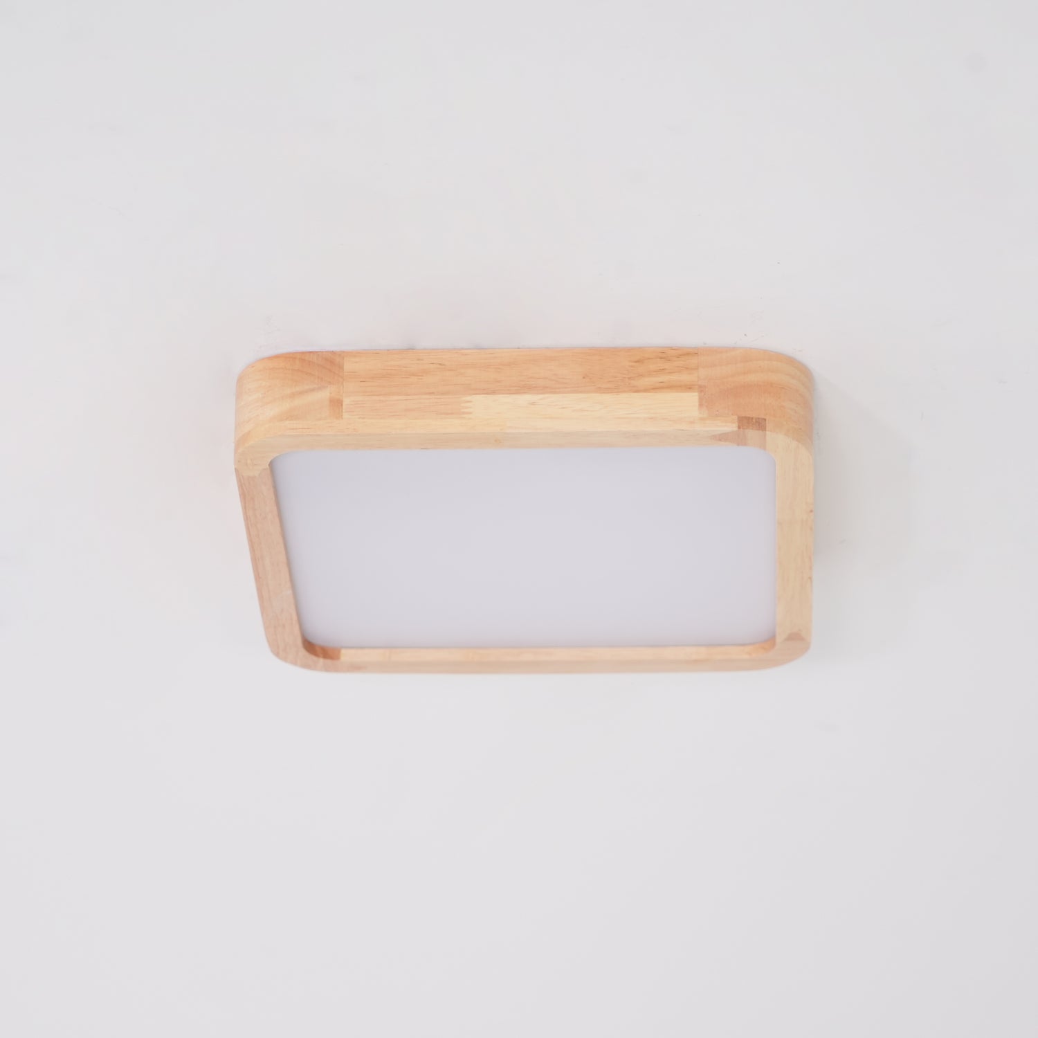 Scandinavian Wooden Ceiling Lamp - Geometric Design Home Lighting