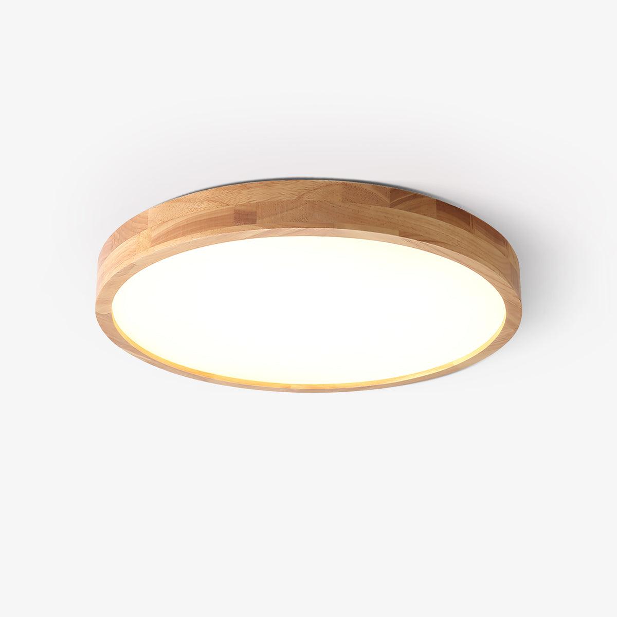 Scandinavian Wooden Ceiling Lamp - Geometric Design Home Lighting