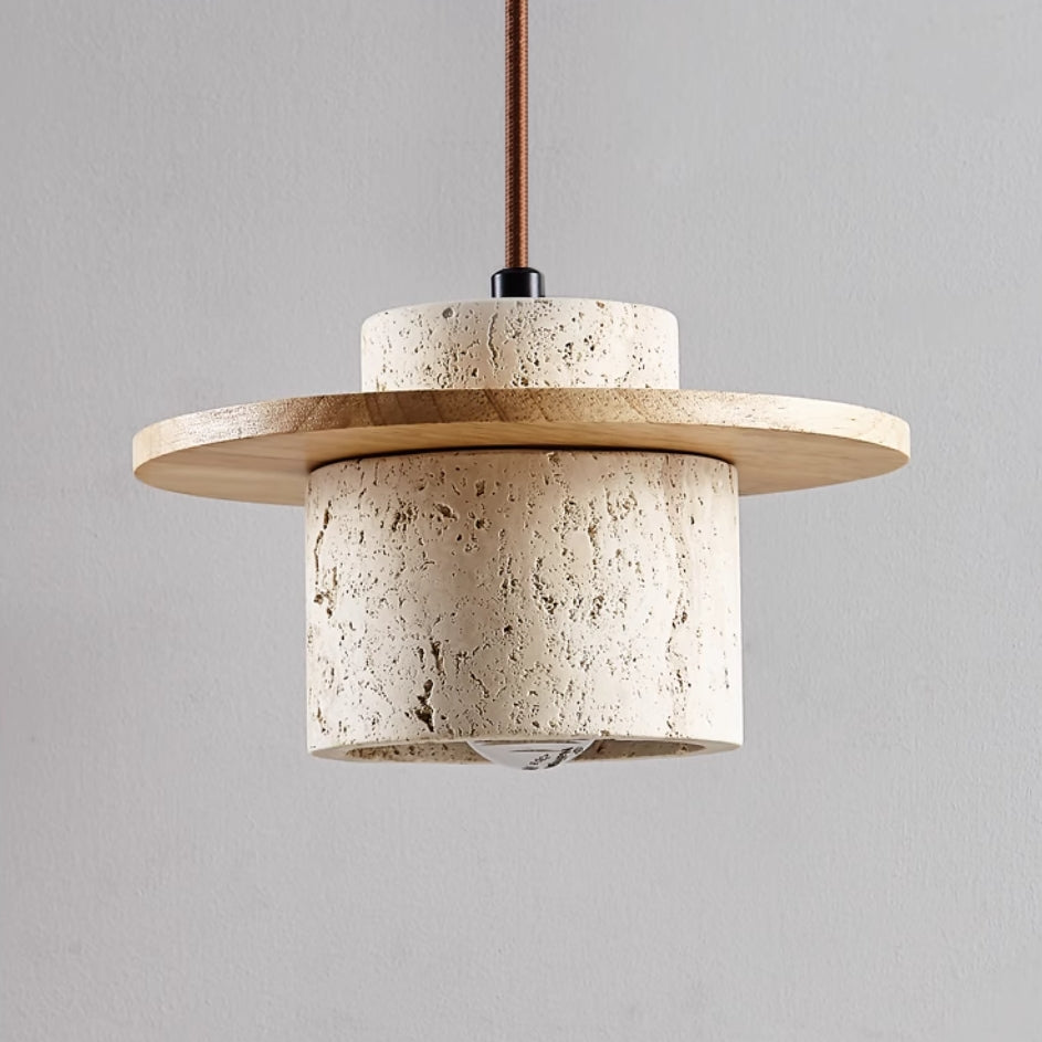 Pendant Lamp | Travertine Shade