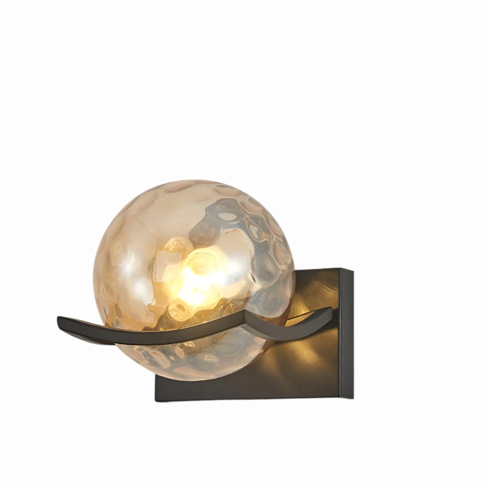 Clear Glass LED Wall Light | Wall-Mounted