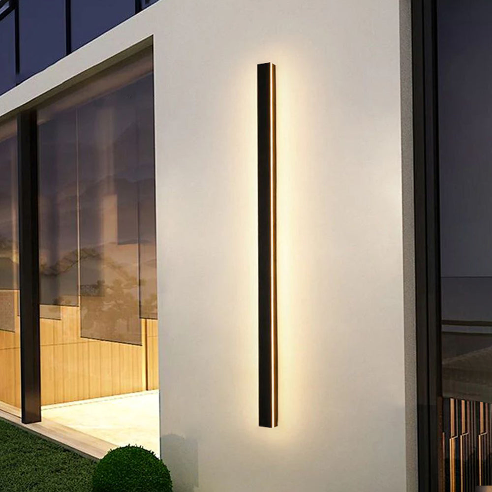 Outdoor Metal LED Linear Wall Lamp – IP65 Exterior Light