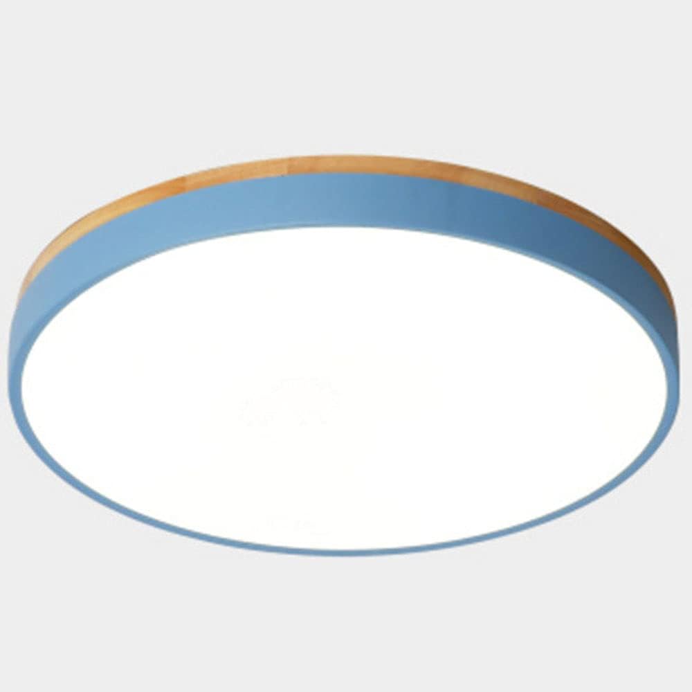 Stylish Wood Ceiling Light with Recessed LED Illumination