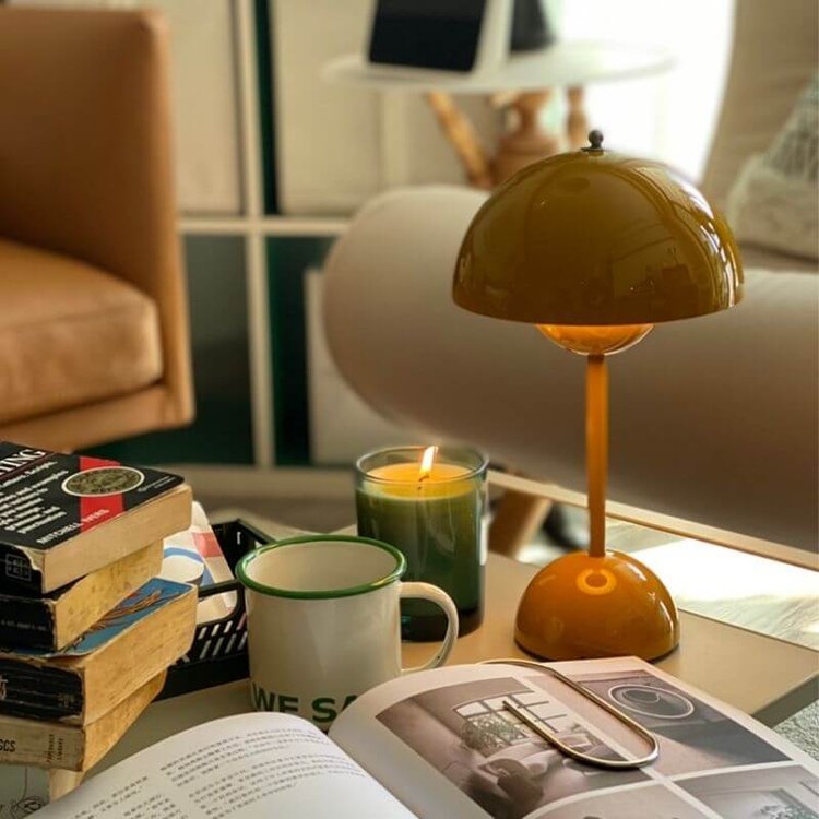 Multicolor LED Touch Lamp with Adjustable Brightness