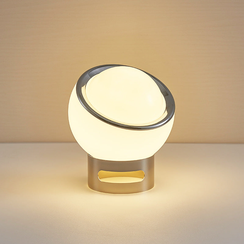 Opal Glass French Bauhaus Table Lamp