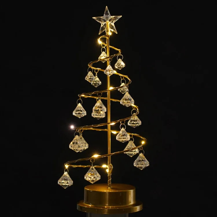 Spiral LED Christmas Tree Table Lamp | Chrismas Lighting