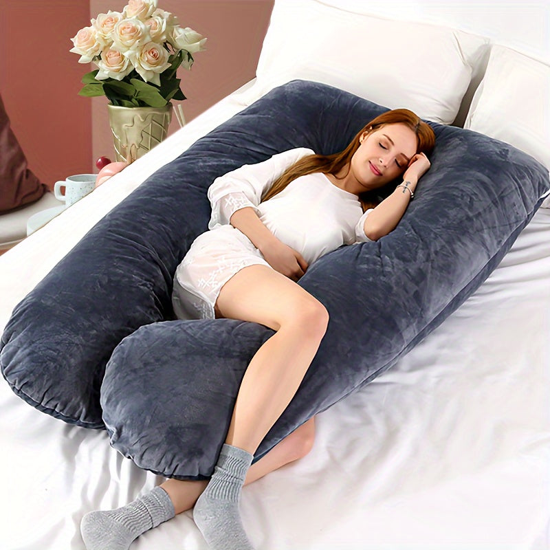 Full Body Pregnancy Support Pillow - U-Shaped Design