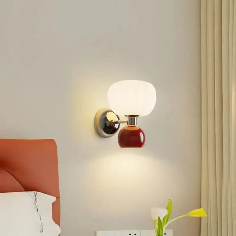 Bauhaus Style Cream Wall Light | LED Wall Lamp