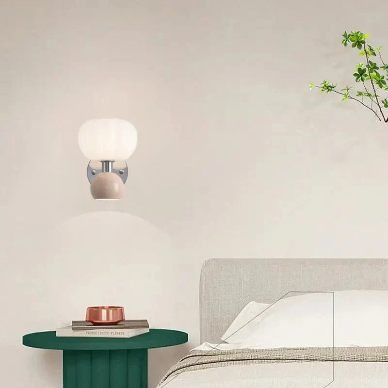 Bauhaus Style Cream Wall Light | LED Wall Lamp