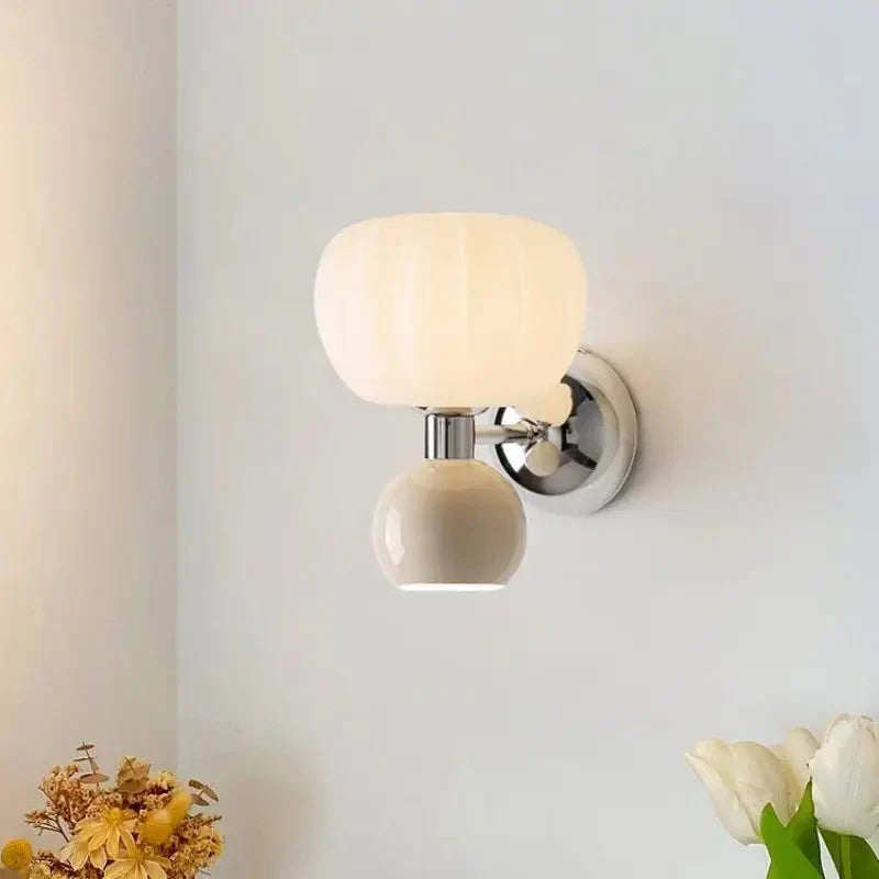 Bauhaus Style Cream Wall Light | LED Wall Lamp