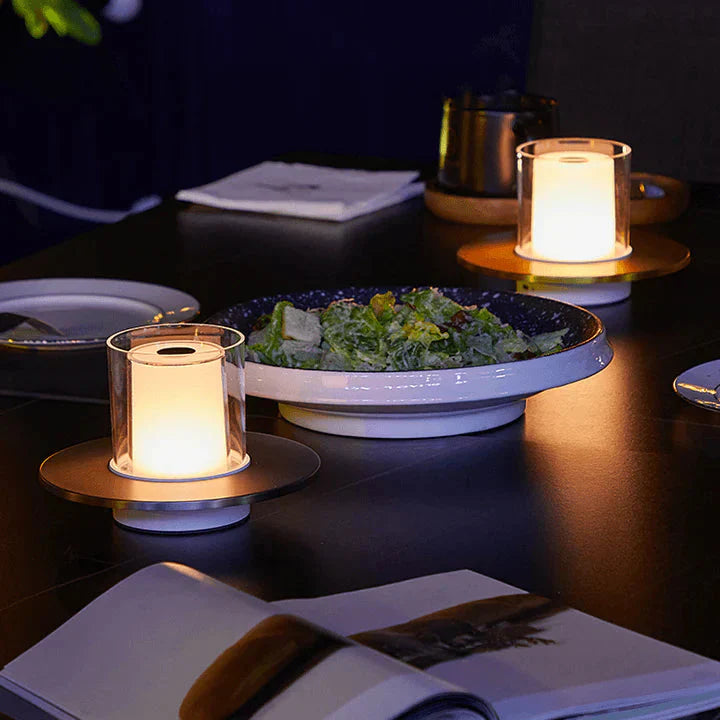 Contemporary LED Induction Candle Table Lamp