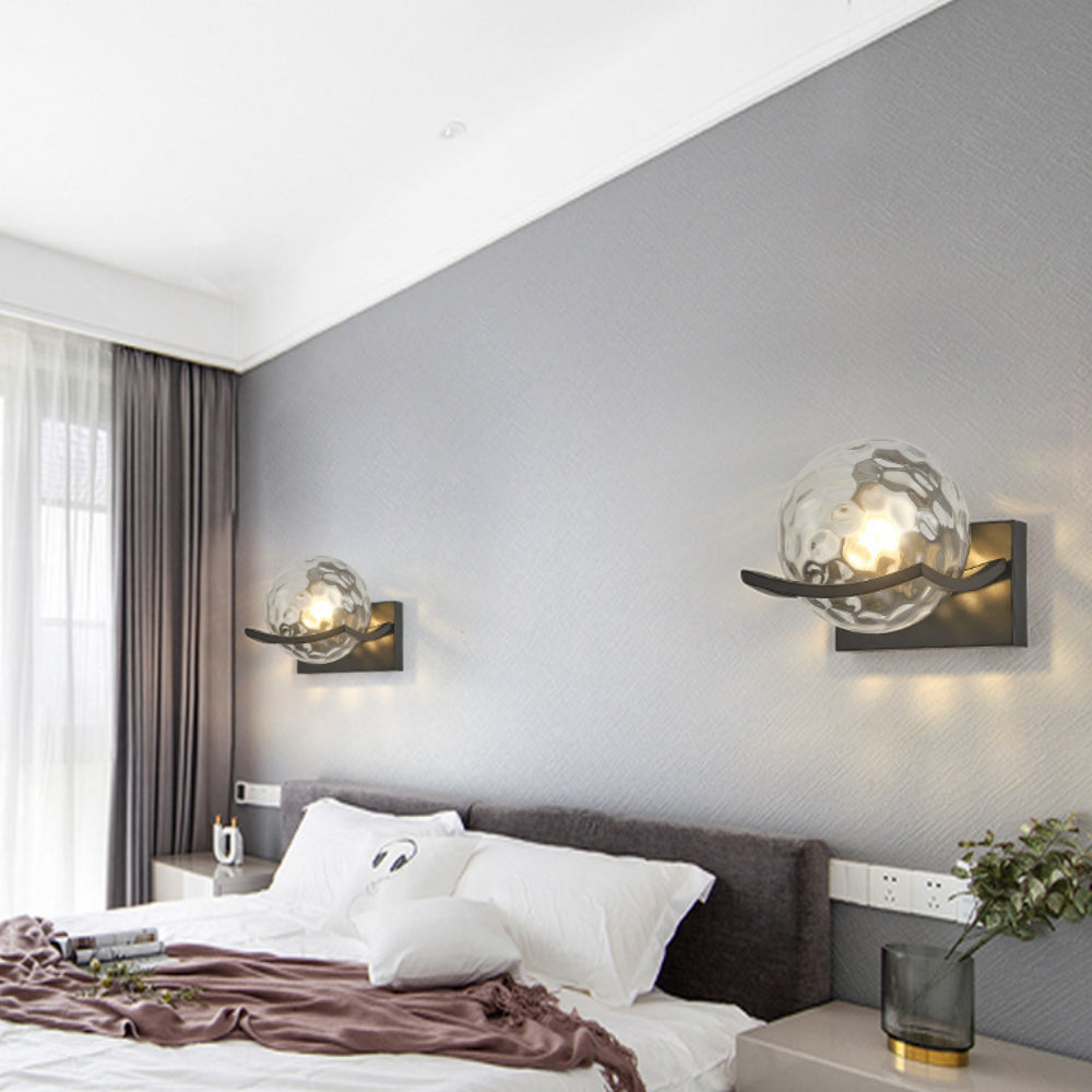 Clear Glass LED Wall Light | Wall-Mounted