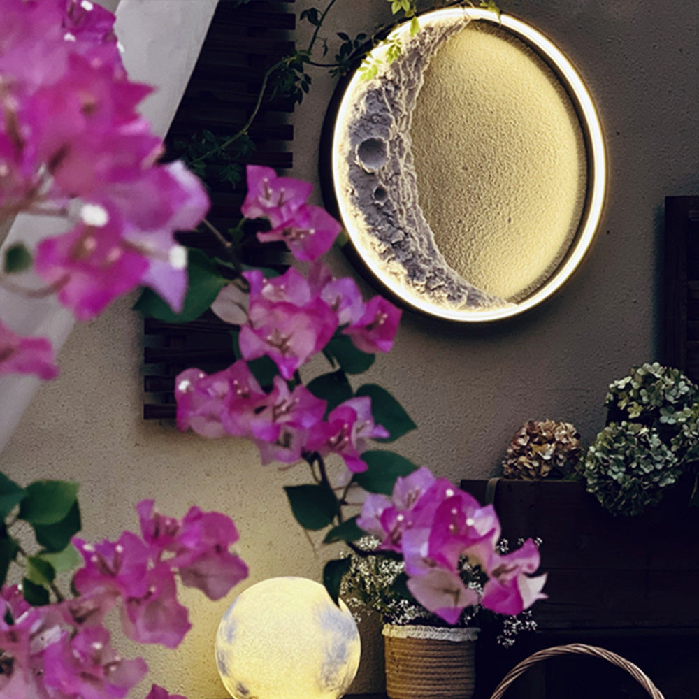 LED Realistic Moon Wall Lamp