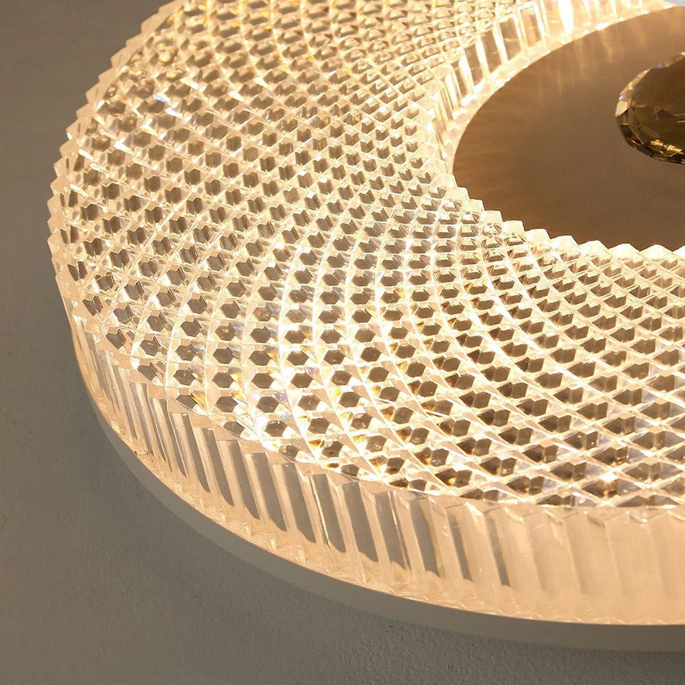 Ultra-Slim LED Ceiling Light | Copper Round Recessed Fixture
