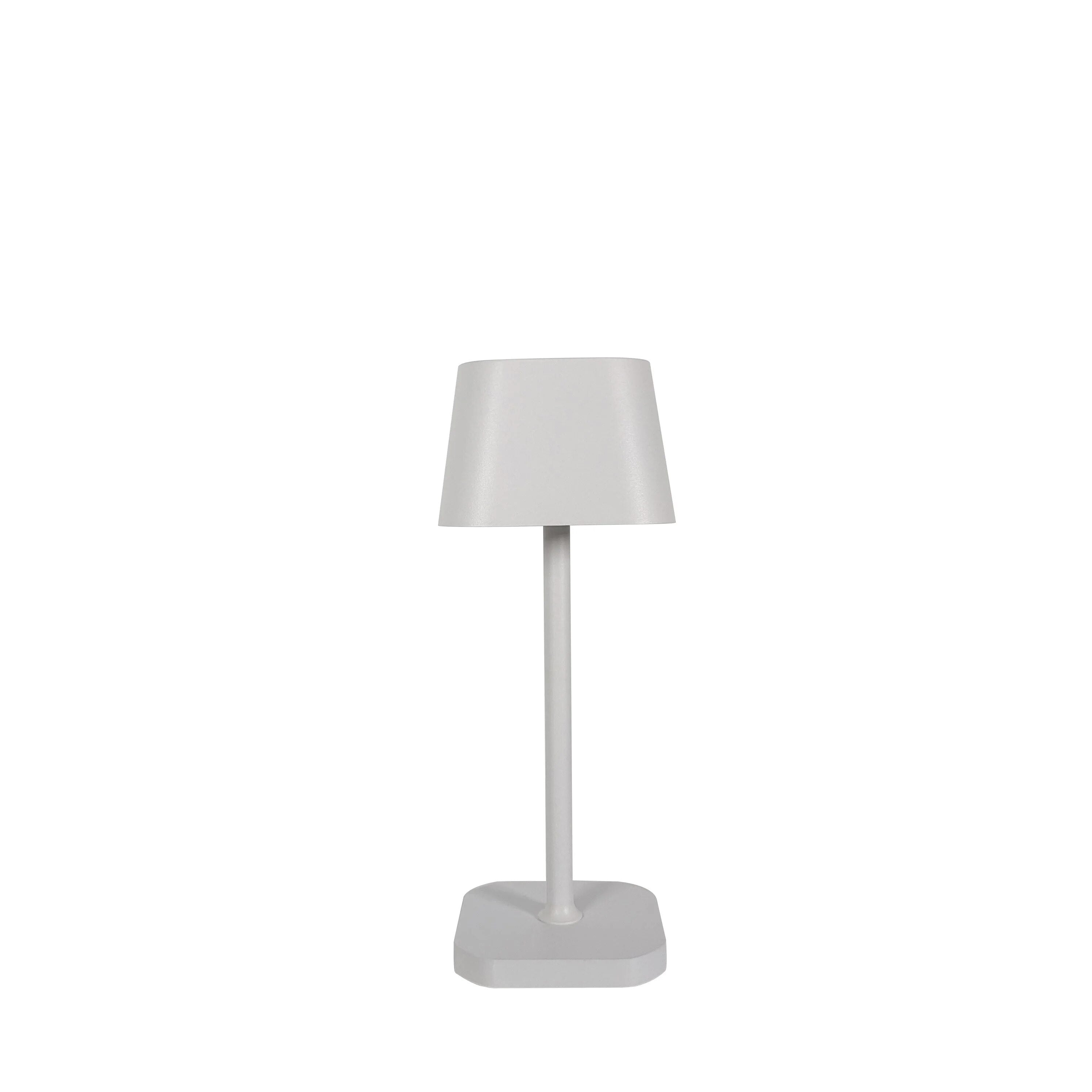 Wireless Aluminum LED Table Lamp with Touch Dimmer – Rechargeable & Portable