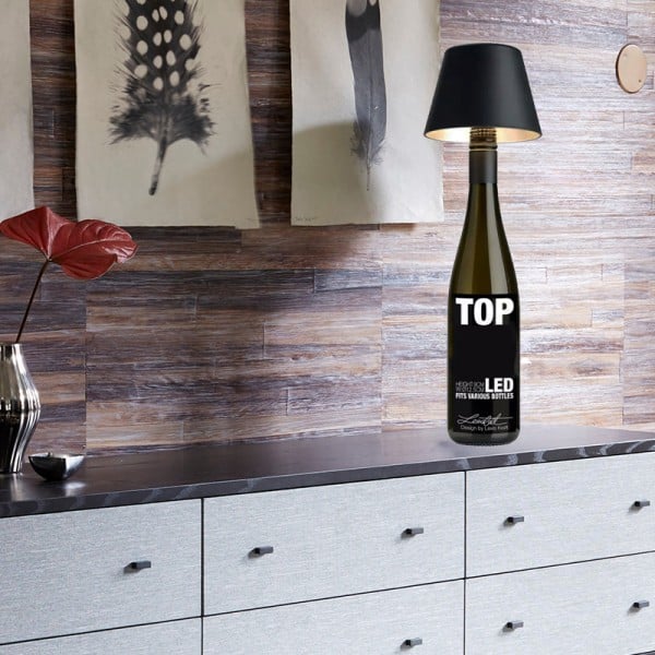 Rechargeable Wine Bottle Table Lamp