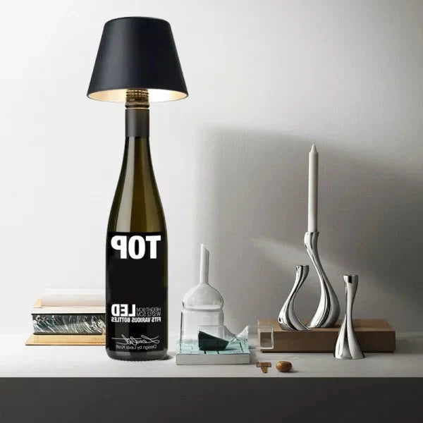 Rechargeable Wine Bottle Table Lamp