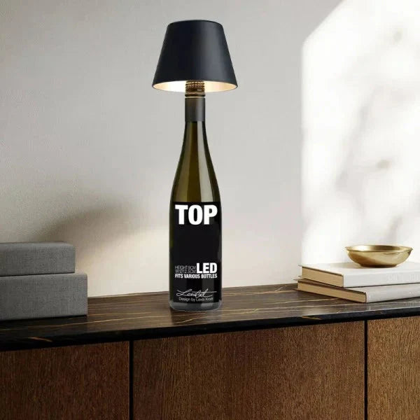 Rechargeable Wine Bottle Table Lamp