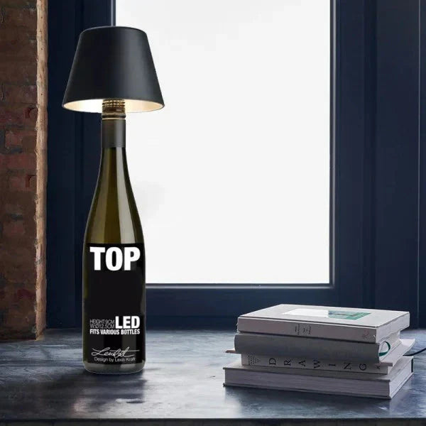 Rechargeable Wine Bottle Table Lamp
