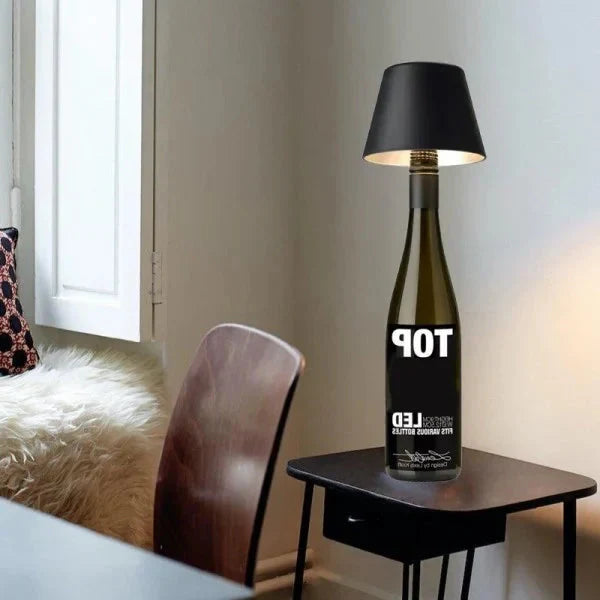 Rechargeable Wine Bottle Table Lamp