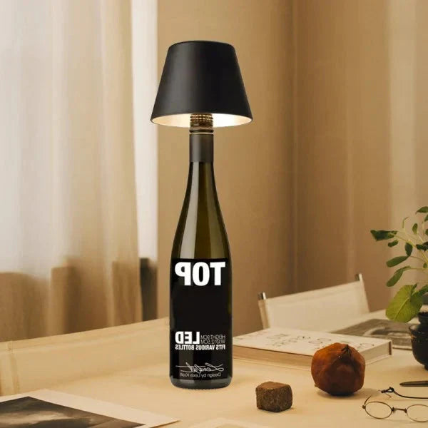 Rechargeable Wine Bottle Table Lamp