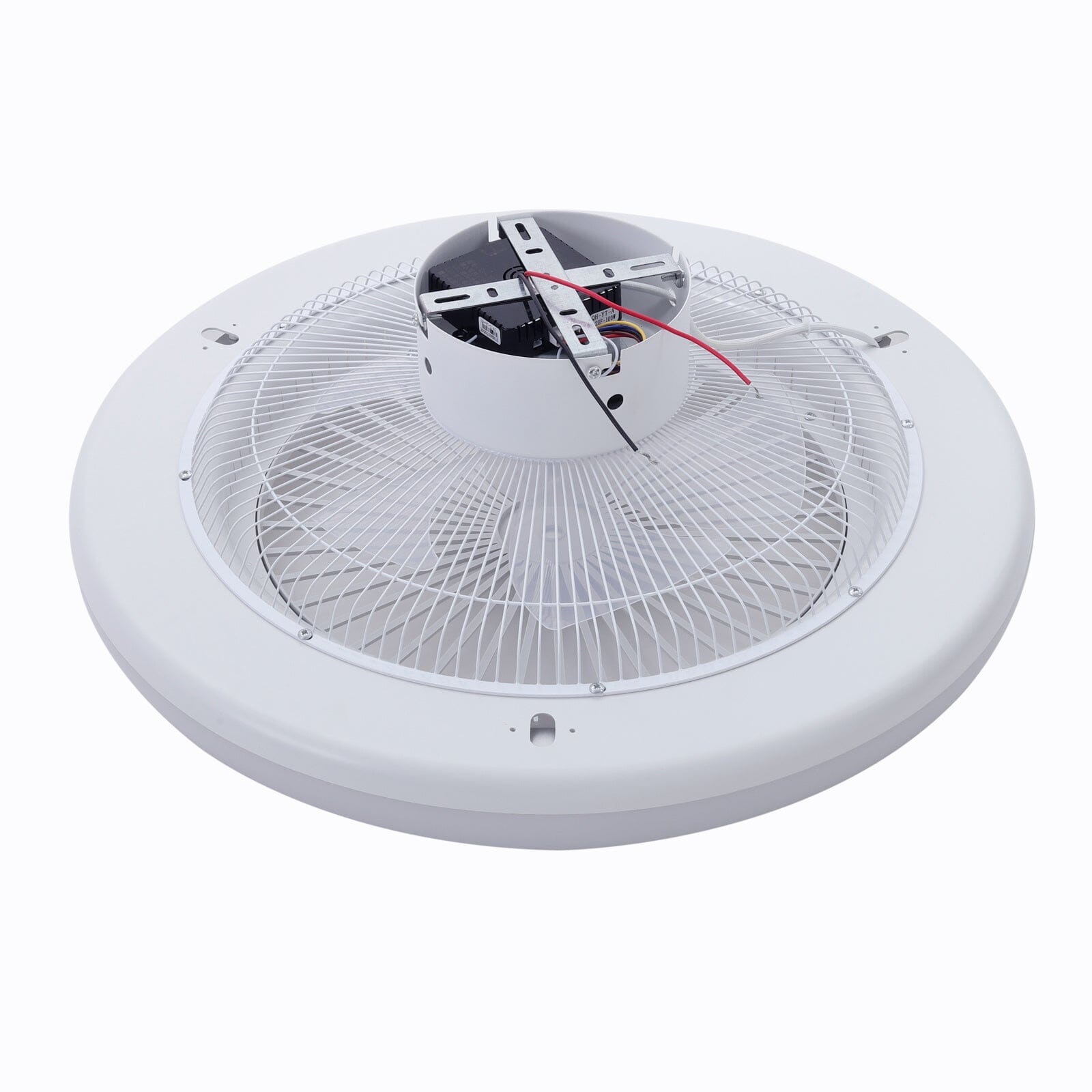 Compact 55cm Ceiling Fan with 3 LED Light Modes and Remote - Atelier Dubois Paris