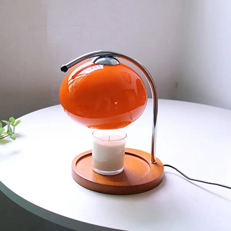 VIntage Glass Electric Candle Warmer Lamp
