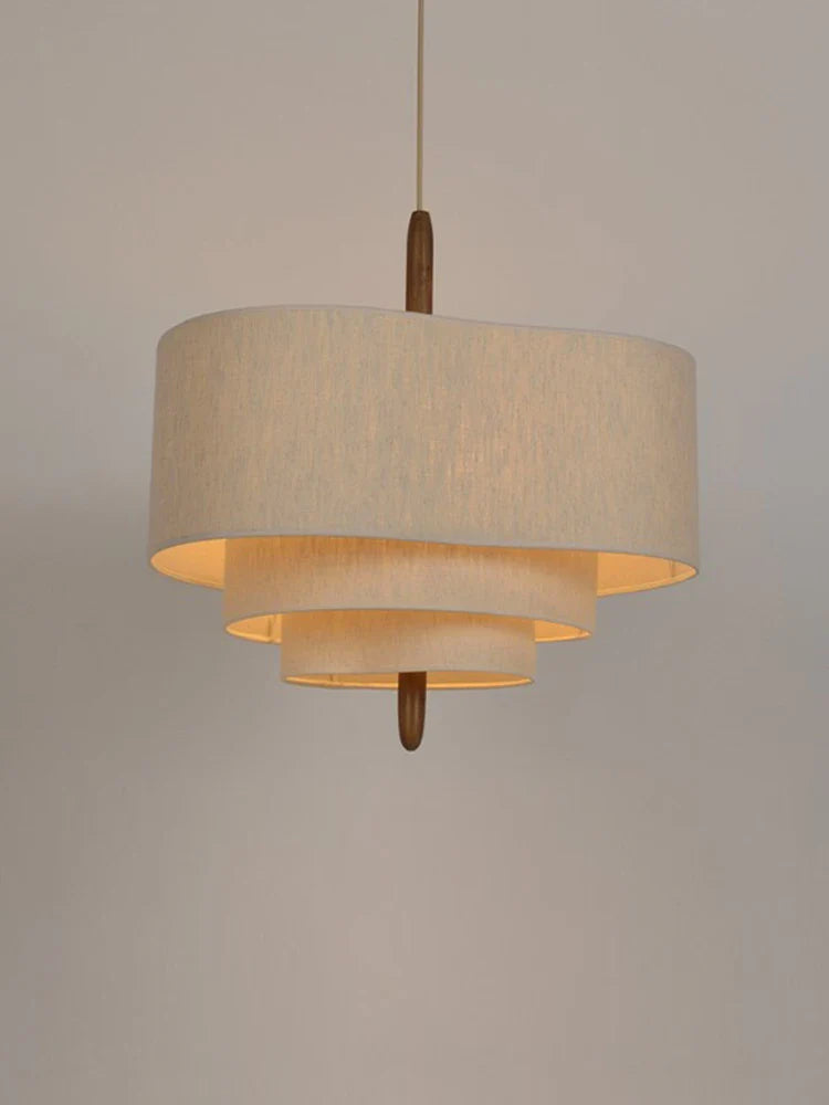 Fabric Shade Chandelier – Warm and Inviting Illumination