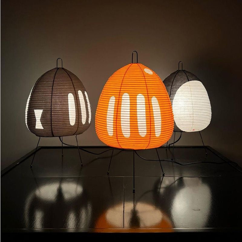 Authentic Japanese Paper Lamp with Retro Flair – Soft Lighting for Every Room