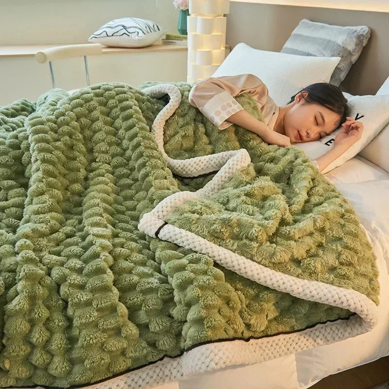 Turtle Print | Velvet Throw Blanket