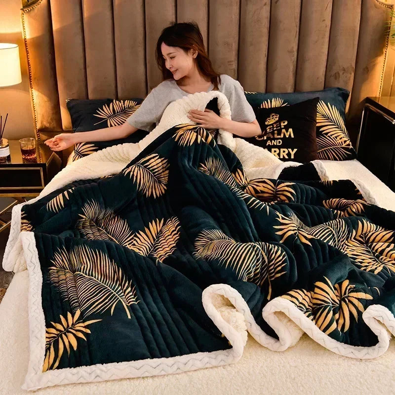 Thick Winter Blanket | Fluffy Design | Cozy Throw