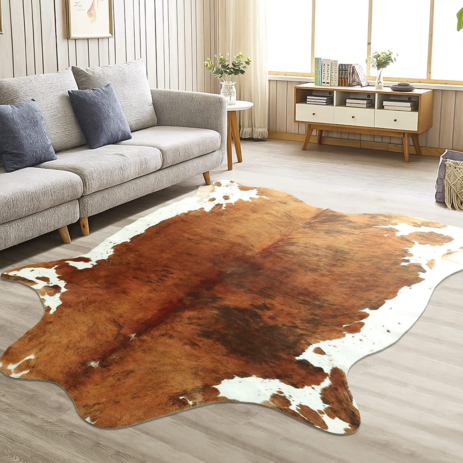Premium Cow Print Rug - Versatile