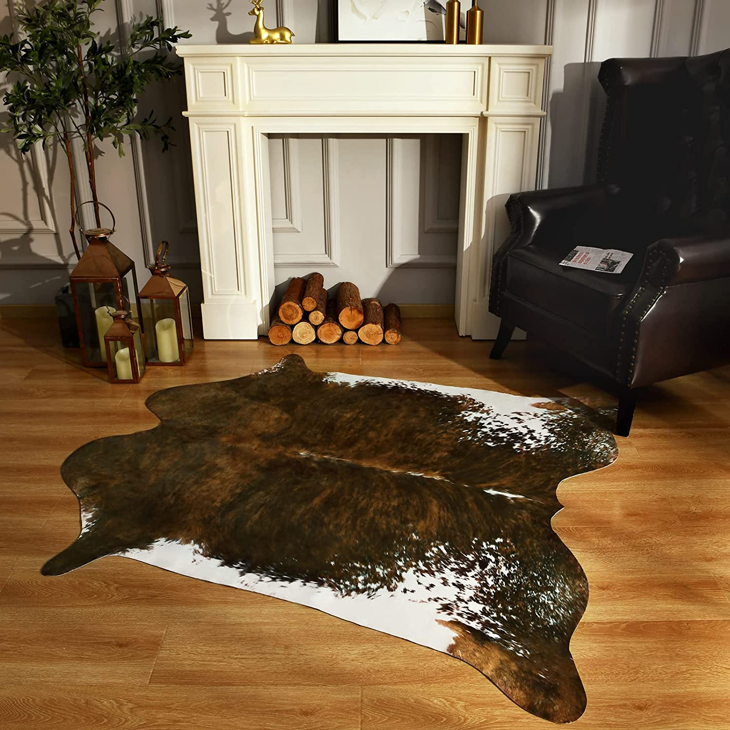 Premium Cow Print Rug - Versatile