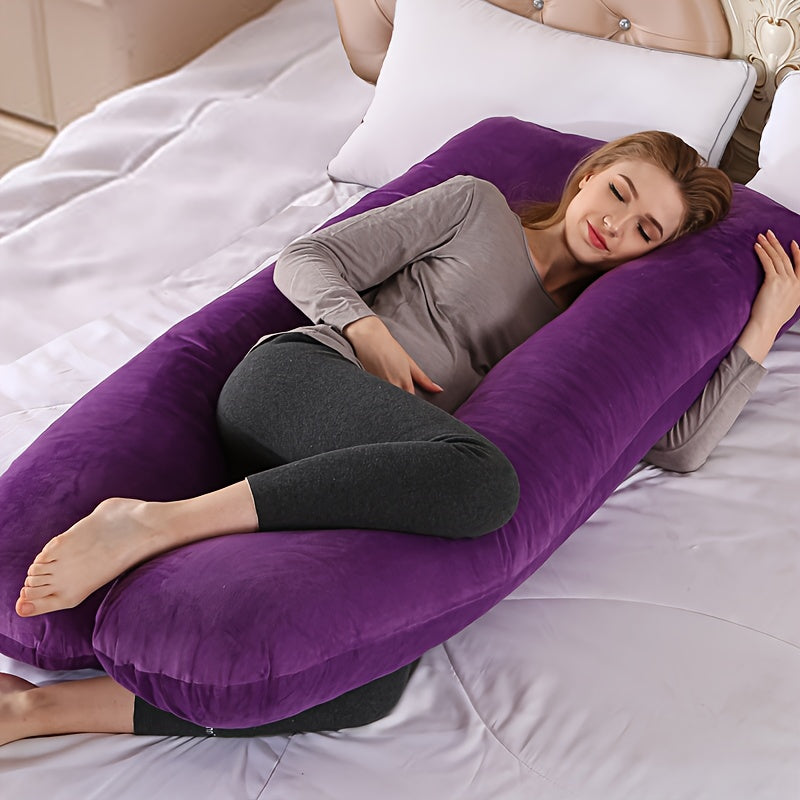 Full Body Pregnancy Support Pillow - U-Shaped Design