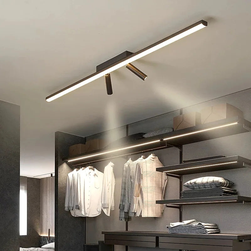 Modern Adjustable LED Ceiling Spotlight – Dual Rotatable Lamps