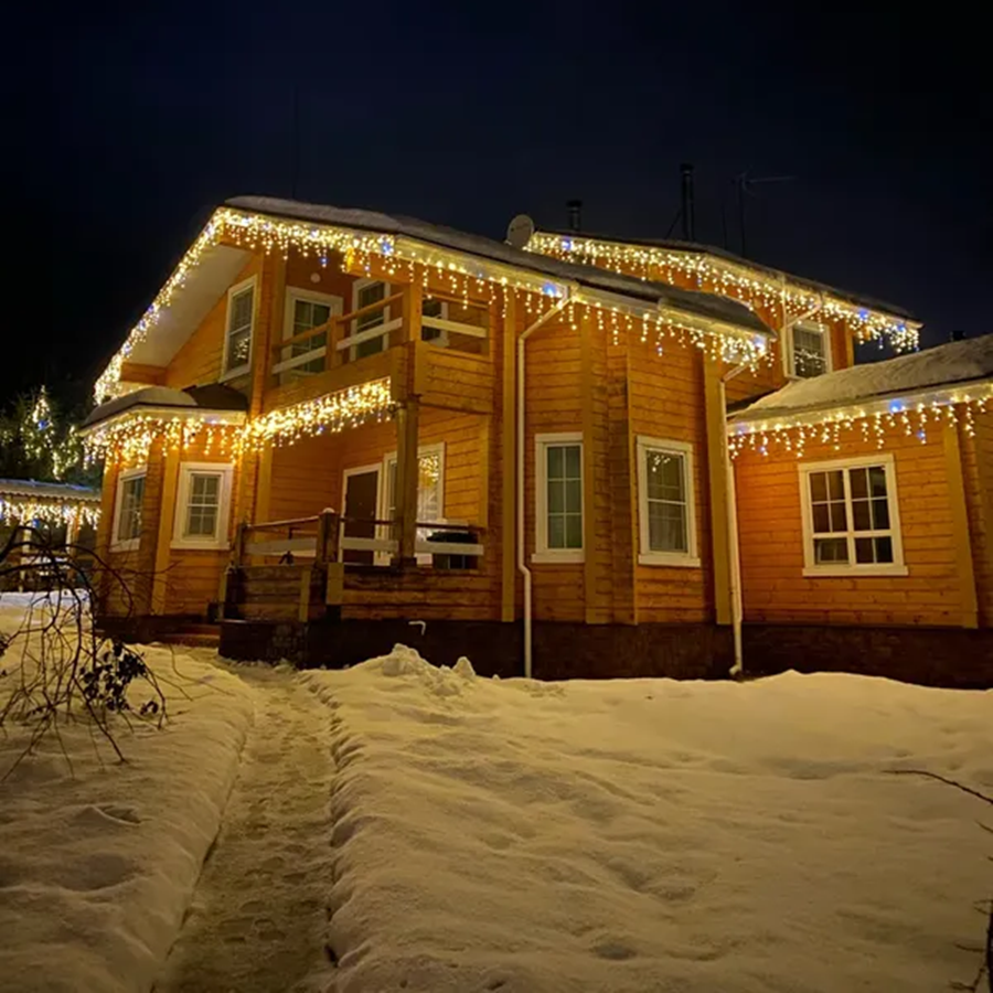 Christmas Outdoor Icicle Lights – LED Fairy Lights for Holiday Decor